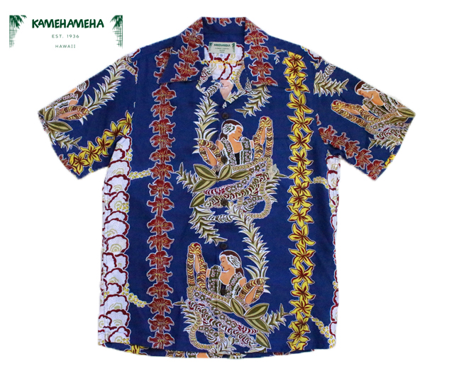 【値下交渉可】KAMEHAMEHA(カメハメハ)アロハシャツ　ハワイ製